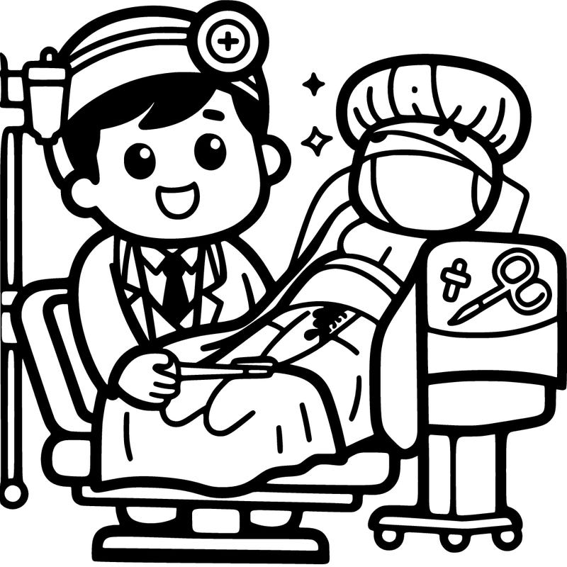 a doctor after an operation