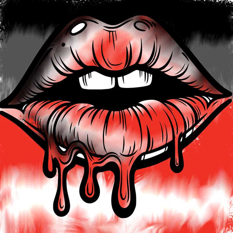 lips that look realistic and drip