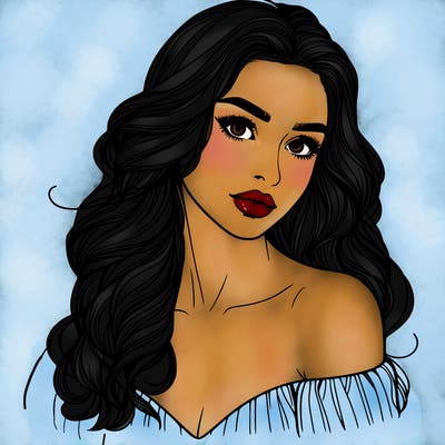 beautiful realistic girl