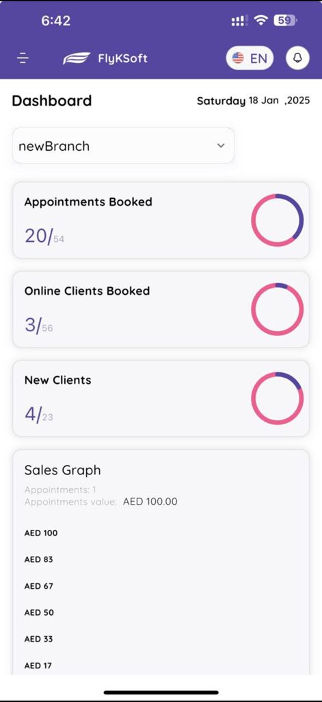 Flyksoft-Admin | 언제 어디서든 살롱 예약 및 직원 관리