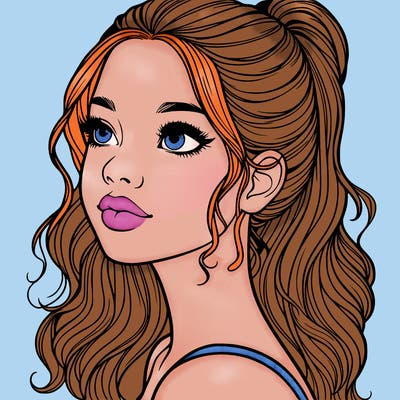 beautiful realistic girl