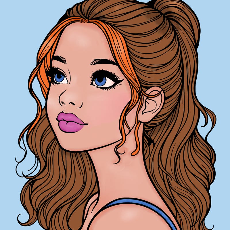 beautiful realistic girl