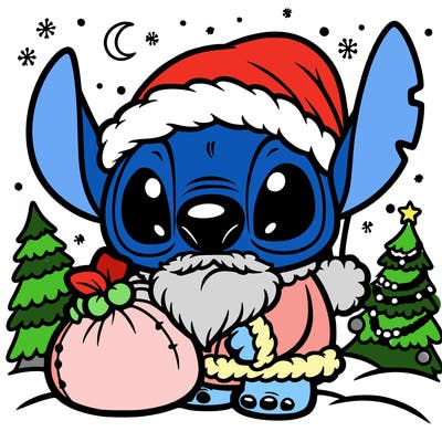 santa stitch