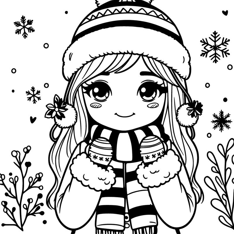 winter girl