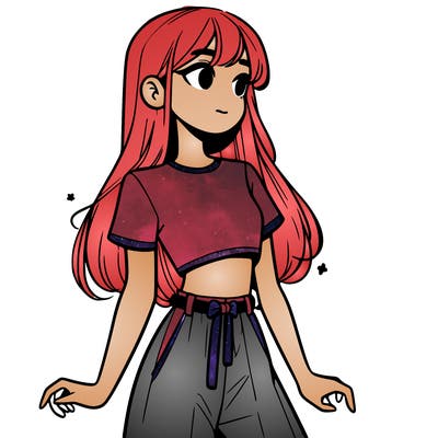 girl in a cute crop top