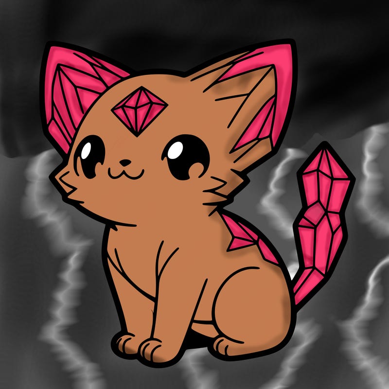 crystal kitten