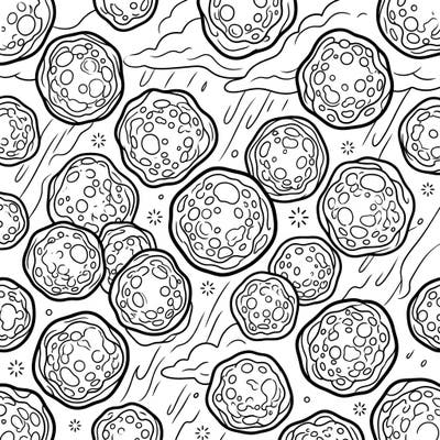 Dive into the unique beauty of weather phenomena with this engaging Opaque Hail coloring page. Featuring a mesmerizing pattern of textured hailstones, it offers a truly distinctive coloring experience.