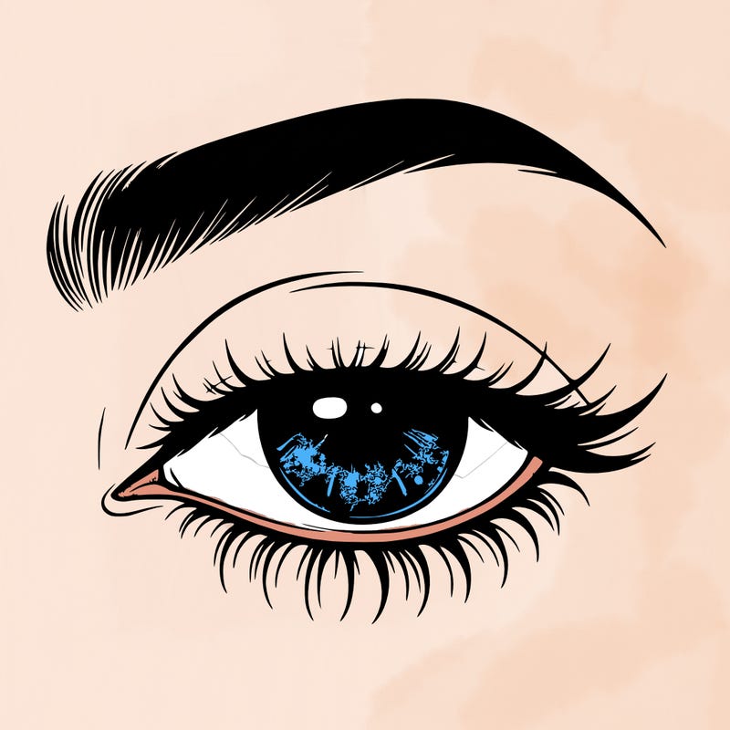 eye closed realistic