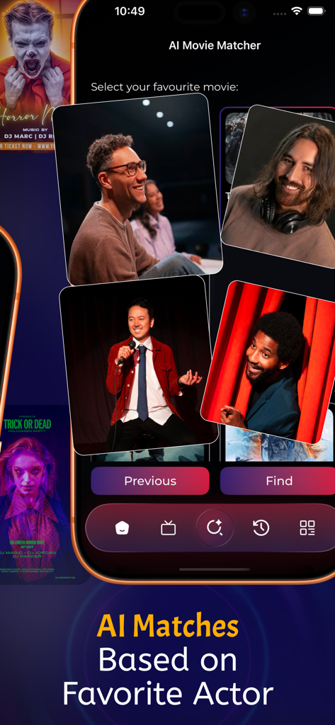 OnStream : TV shows & Movies - AI movie recommendations based on favorite actors in the OnStream app