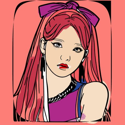 korean girl idol realistic