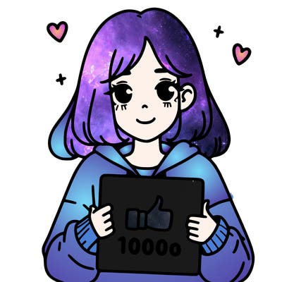 a girl with a sign saying 1000 likes