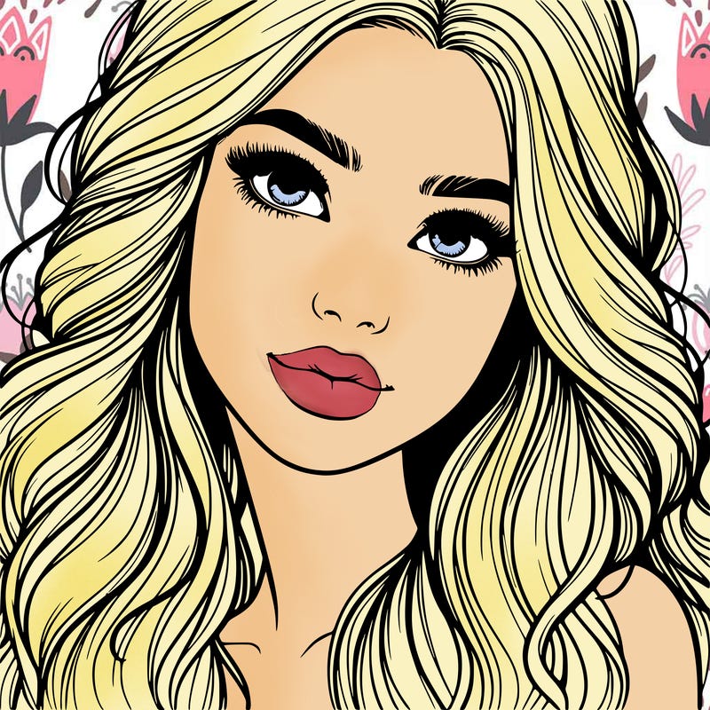 beautiful realistic girl