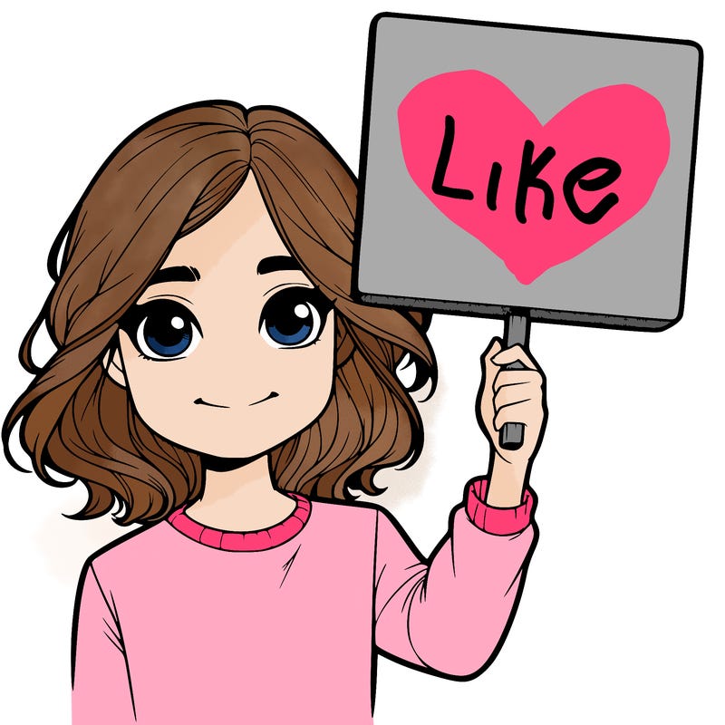 realistic girl holding up a sign