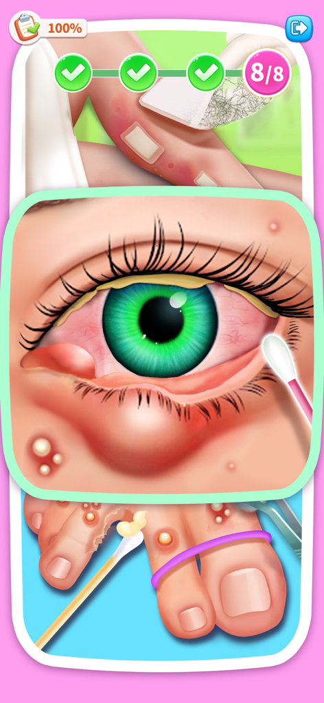 Match Villa™: Makeup ASMR - Tratamento de condições oculares e de pés em Match Villa Makeup ASMR