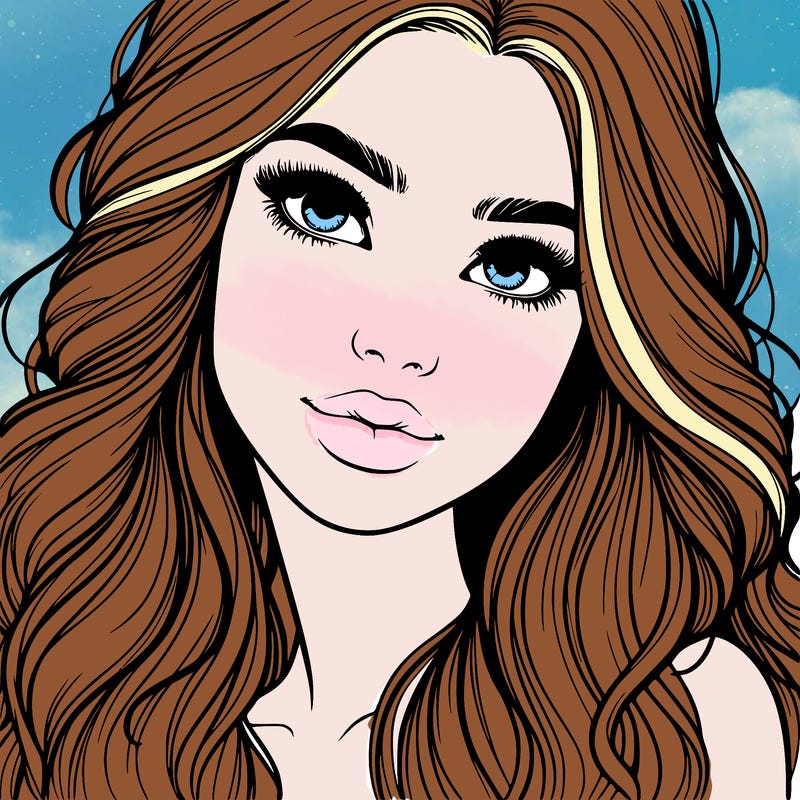 beautiful realistic girl