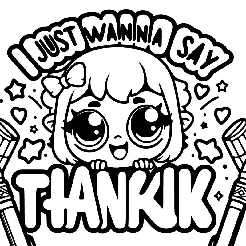 i just wanna say thank you