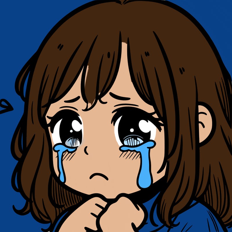 sad girl crying