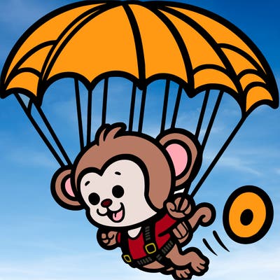 monkey parachute