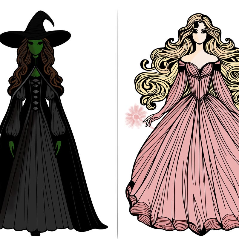 elphaba and glinda