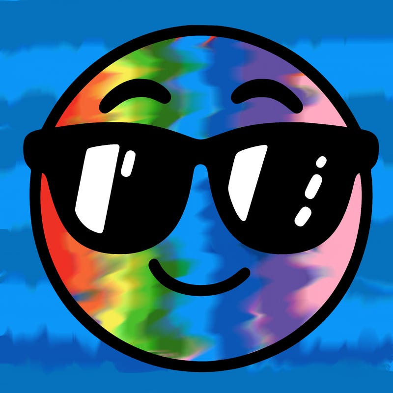 emoji with sunglasses