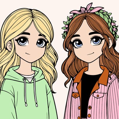 two realistic girls