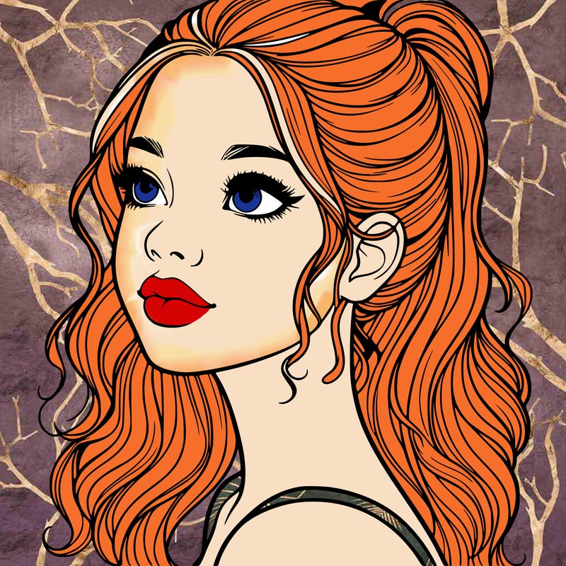 beautiful realistic girl