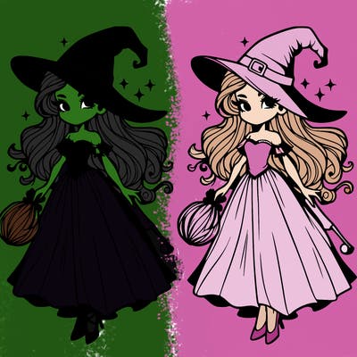 beautiful wicked witch. from wicked