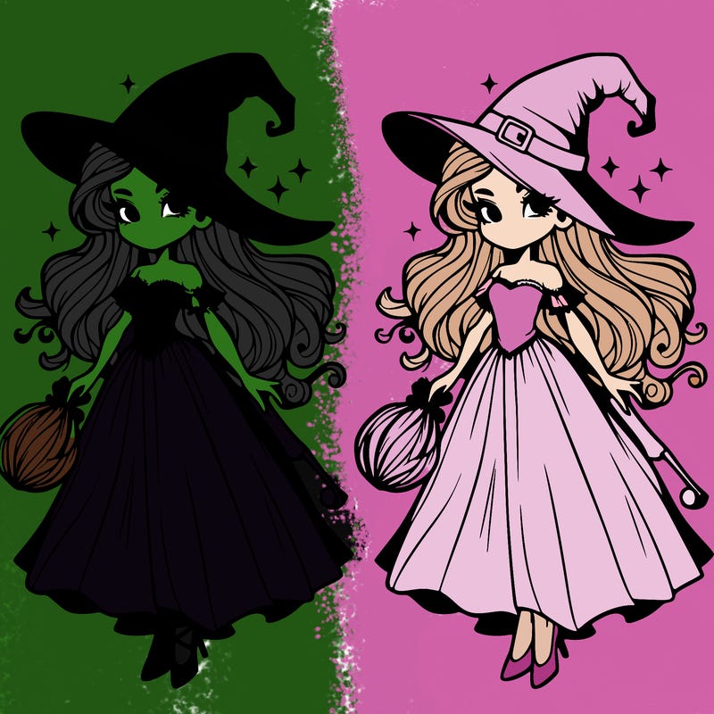 beautiful wicked witch. from wicked