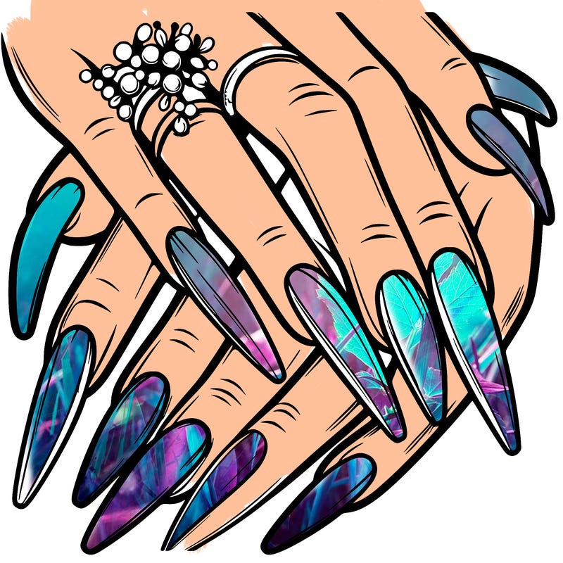 𝕃𝕠𝕟𝕘 𝕡𝕣𝕖𝕥𝕥𝕪 𝕟𝕒𝕚𝕝𝕤