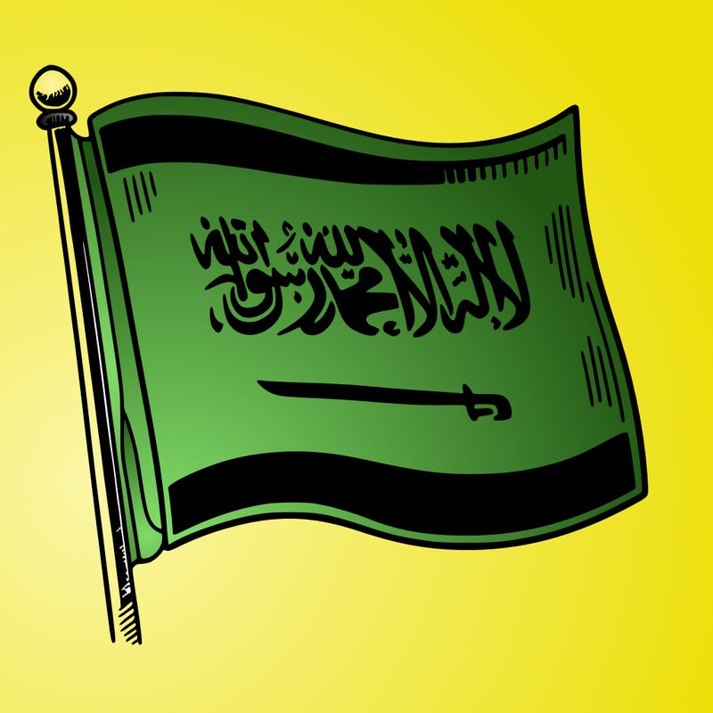 i want an idea about the saudi flag