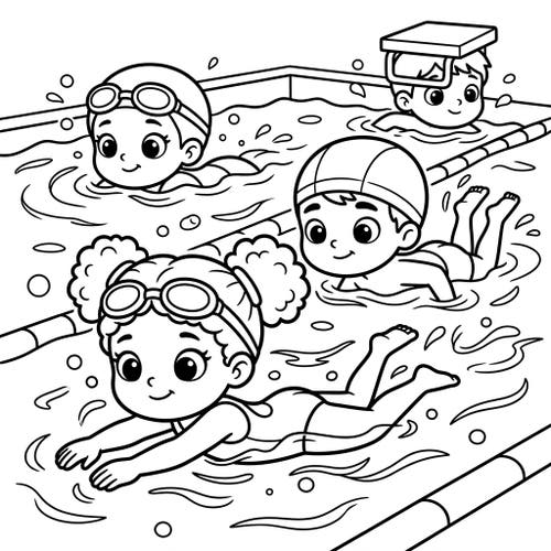 Breaststroke Swimmers