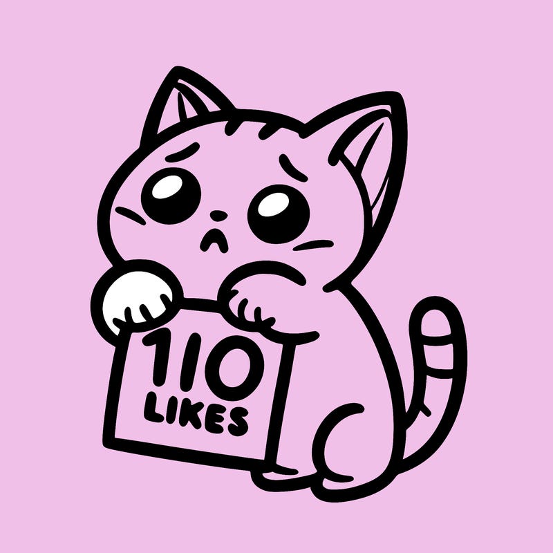 a cat begging for 10 likes
