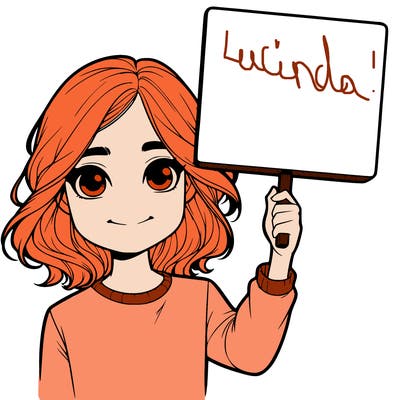 realistic girl holding up a sign