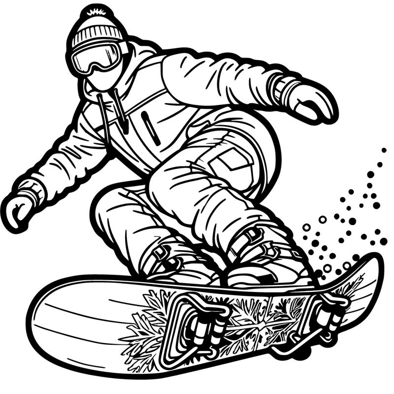 snow boarder