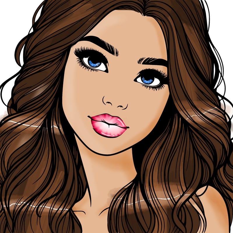 beautiful realistic girl