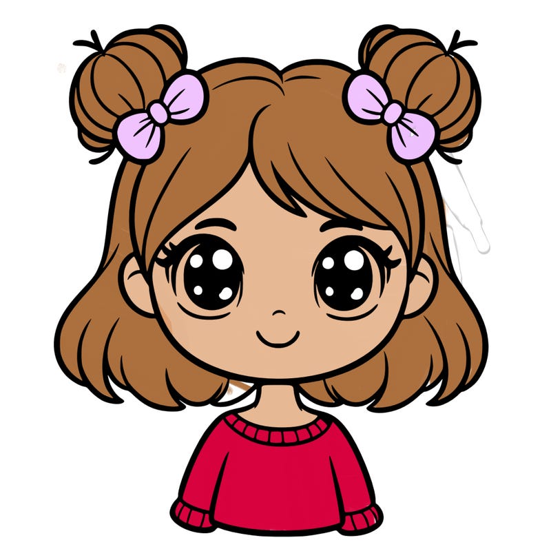 cartoon girl