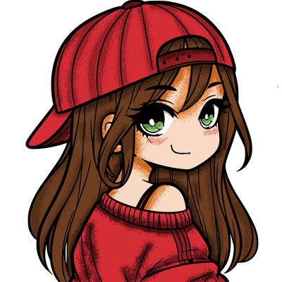 girl with a backward hat on