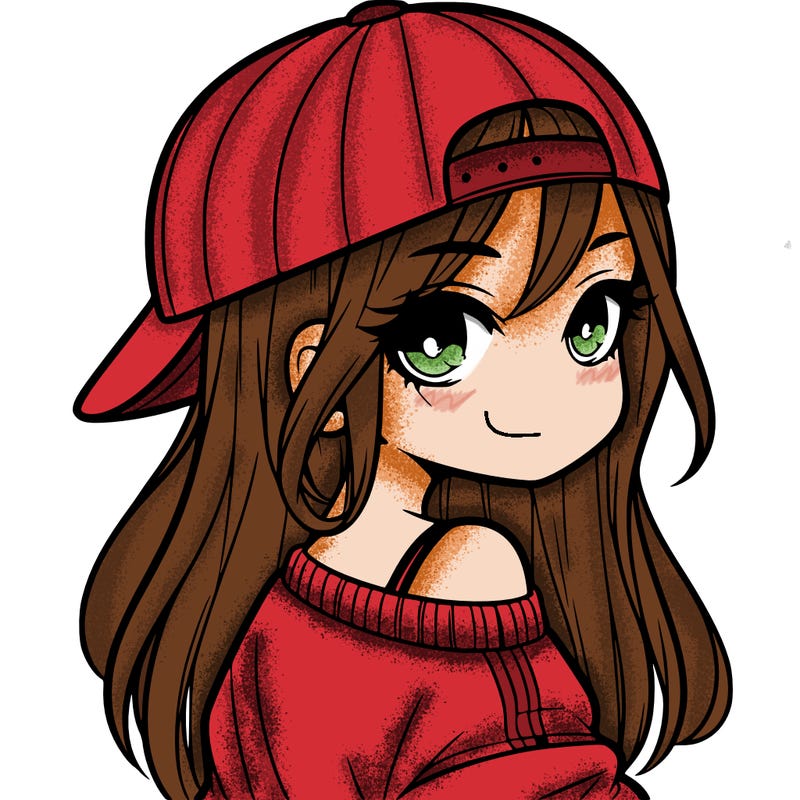 girl with a backward hat on