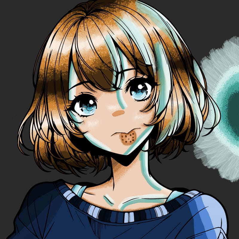 pretty realistic anime girl with short hair