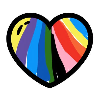 a blank heart