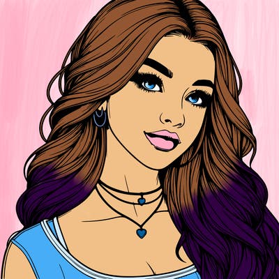 detailed realistic girl