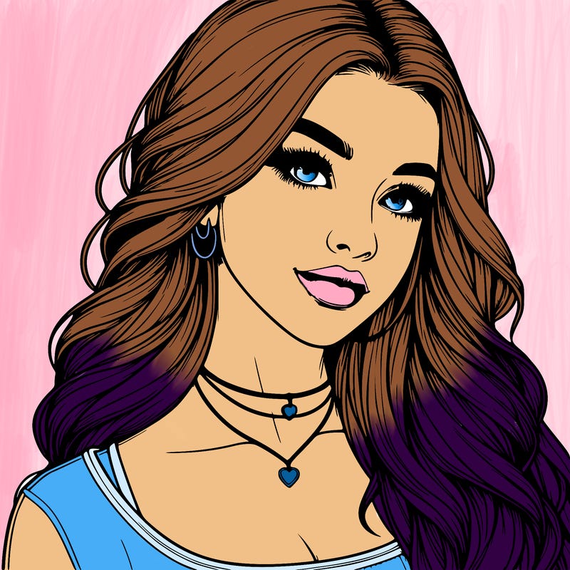 detailed realistic girl