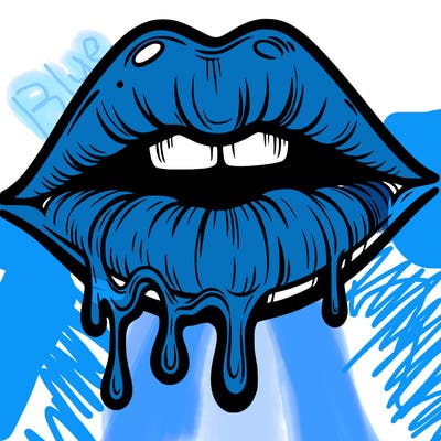 lips that look realistic and drip