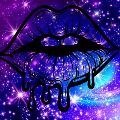 lips that look realistic and drip