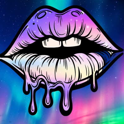 lips that look realistic and drip