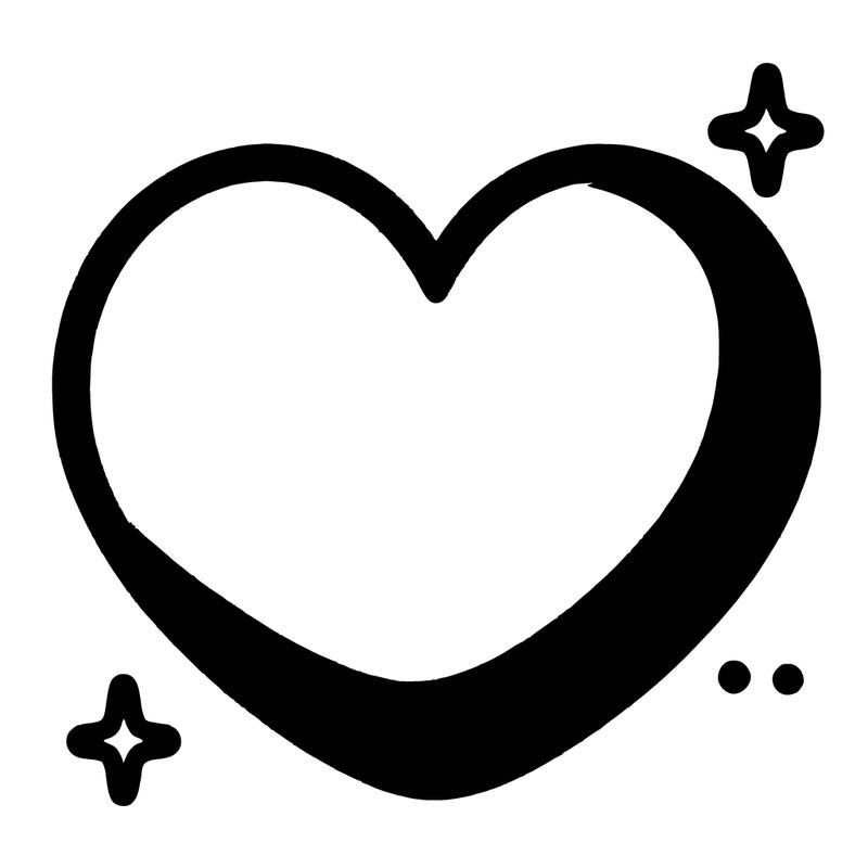 small pink love heart