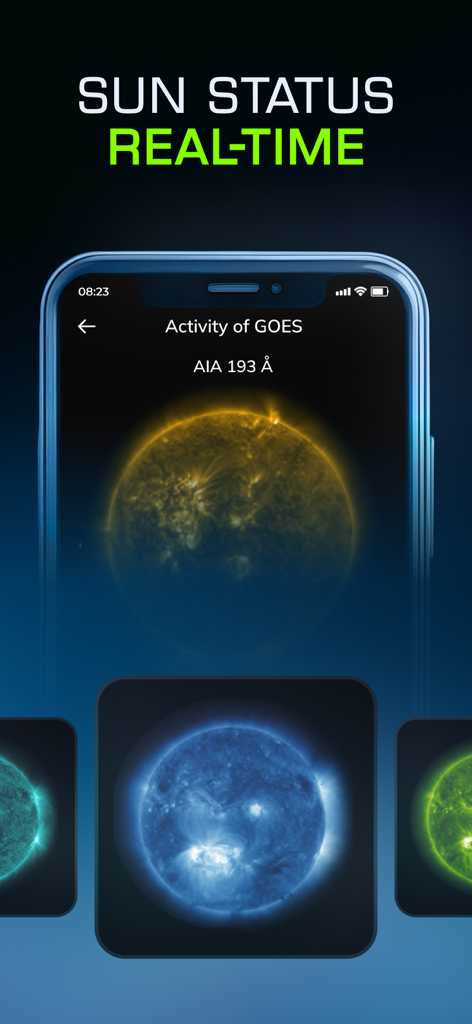 Aurora Alert & Northern Lights - Real-time solar activity and sun status tracking on the Aurora Alert mobile app