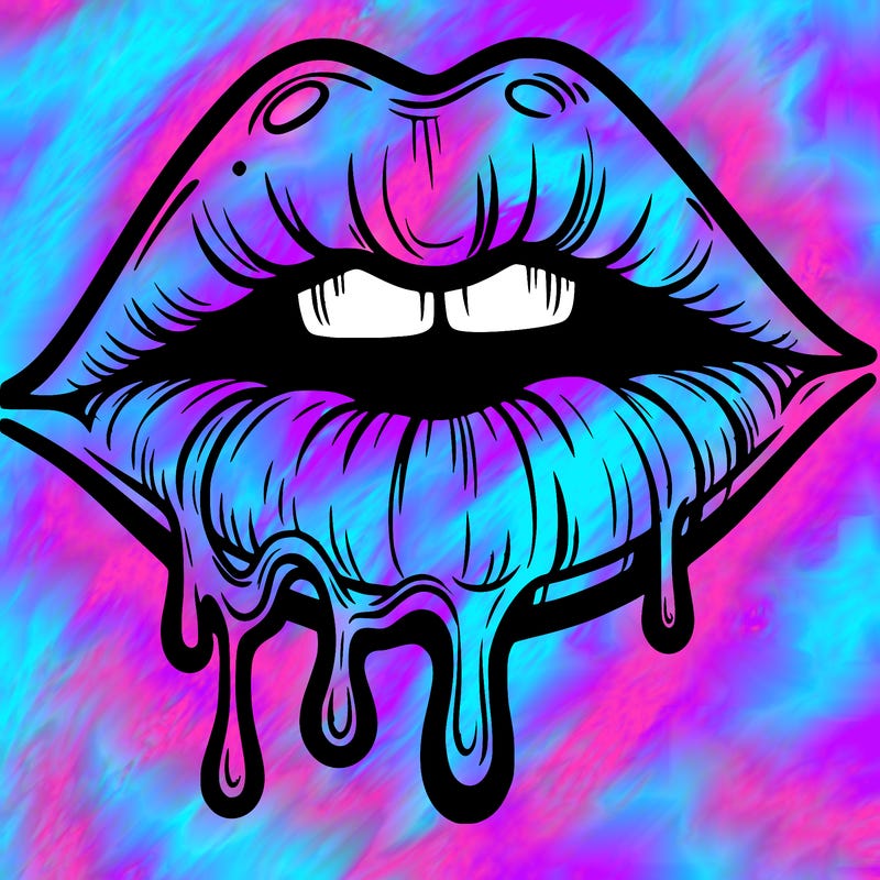 lips that look realistic and drip