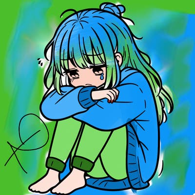 depressed girl