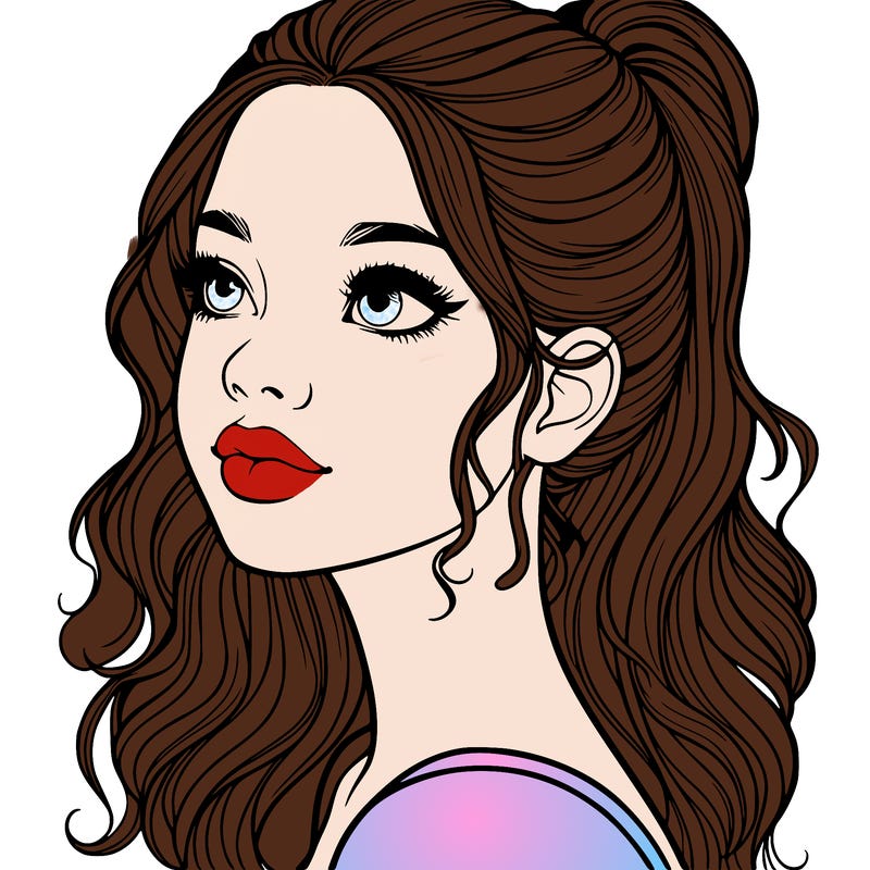 beautiful realistic girl